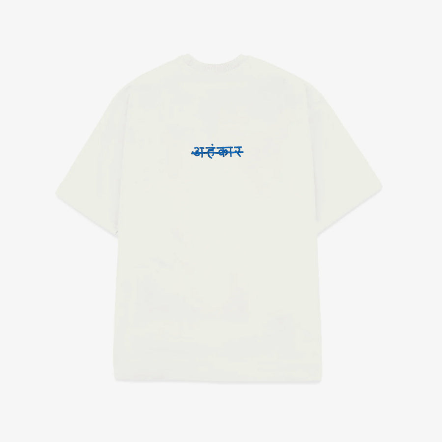 Basic Embroidered T-Shirt (White) - AhankarWear